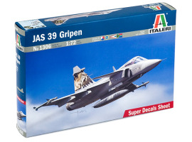Збірна модель 1/72 літак JAS-39 Gripen Italeri 1306
