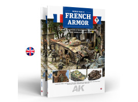 Журнал Французька бронетехніка посібник з фарбування та везерингу часів WWII від Тамія AK-interactive AK130027