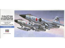 Assembled aircraft model F-104J/CF-104 STARFIGHTER (JASDF/CANADA) D16 1:72