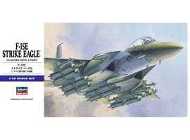 Assembled model of the F-15E STRIKE EAGLE E10 1:72 aircraft