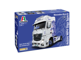 Scale model 1/24 truck / tractor Mercedes-Benz ACTROS MP4 Giga Space Italeri 3935