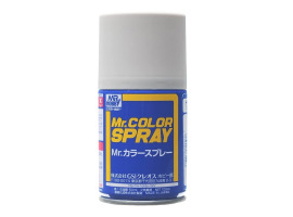 обзорное фото Aerosol paint Light Gull Gray Mr.Color Spray (100 ml) S11 Spray paint / primer