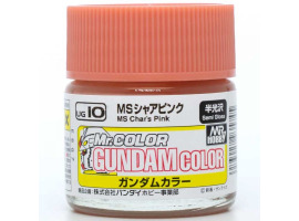 обзорное фото Акриловая краска на нитро основе Gundam Color (10ml) MS Char's Pink / Розовый Mr.Color UG10 Акриловые краски