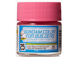 Акриловая краска на нитро основе Gundam Color (10ml) For Builders / Красный Акцент Mr.Color UG25