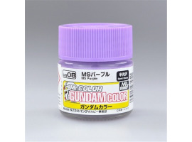 обзорное фото Nitro based acrylic paint Gundam Color (10ml) MS Purple Mr.Color UG8 Acrylic paints