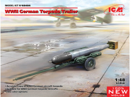 WWII German Torpedo Trailer - World War II German torpedo trailer
