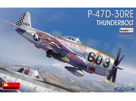 обзорное фото Збірна модель 1/48 Літак P-47D-30RE Thunderbolt BASIC KIT MiniArt 48023 Літаки 1/48
