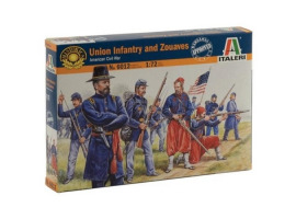 обзорное фото Assembly model 1/72 Union Infantry and Zouaves Italeri 6012 Figures 1/72