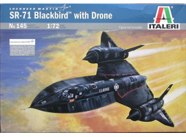 обзорное фото SR-71 Blackbird w/Drone Aircraft 1/72