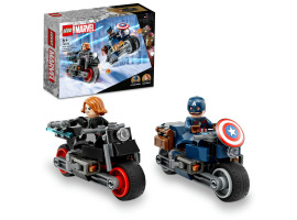 обзорное фото LEGO Motorcycles Black Widow and Captain America Super Heroes 76260 Marvel
