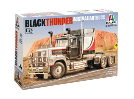 обзорное фото Збірна модель 1/24 Вантажні автомобілі / тягачі BLACK THUNDER Australian truck Italeri 90727 Вантажівки / причепи