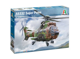 Сборная модель 1/72 Вертолет AS332 Super Puma Italeri 91096
