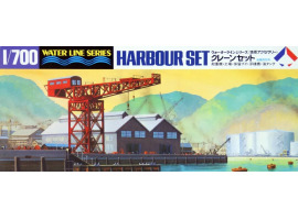 обзорное фото Збірна модель 1/700 Набір інфраструктури для військового порту Tamiya 31510 Аксесуари
