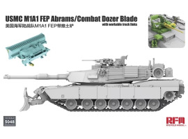 Збірна модель 1/35 Танк M1A1 FEP Абрамс із бульдозерним відвалом Rye Field Model RM-5048