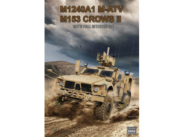 Збірна модель 1/35 Американський бронеавтомобіль M1240A1 M-ATV M153 CROWS II з повним інтер'єром Rye Field Model RM-5052