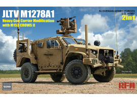 Сборная модель 1/35 Бронеавтомобиль JLTV M1278A1 с M153 CROWS II (2в1) РФМ 5099