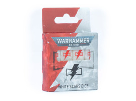 Ігрові куби Warhammer 40000: WHITE SCARS DICE