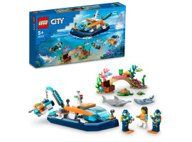 обзорное фото Конструктор LEGO City Исследовательская подводная лодка 60377 City