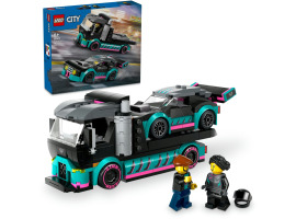обзорное фото Конструктор Автомобіль для гонки та автовоз LEGO City 60406 City