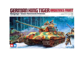 обзорное фото Scale model 1/35 Tank KING TIGER ARDENNES Tamiya 35252 Armored vehicles 1/35