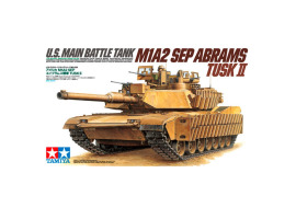 обзорное фото Scale model 1/35 Main Battle Tank USA Abrams Tamiya 35326 Armored vehicles 1/35