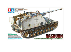 обзорное фото Збірна модель 1/35 Німецький істребитель танков NASHORN Tamiya 3535 Бронетехніка 1/35