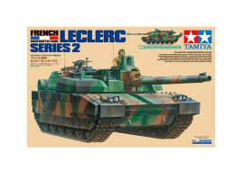 обзорное фото Scale model 1/35 French Tank LECLERC SERIES 2 Tamiya 35362 Armored vehicles 1/35