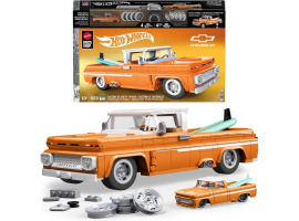 Коллекционная машинка-конструктор Hot Wheels Brick Shop Elite Custom '62 Chevy Pickup (JFT20)