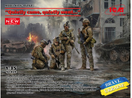 Збірна модель 1/35 фігур бійців "ССО" Сили спеціальних операцій України ICM35752