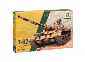 Scale model 1/72 Tank T-62 Italeri 7006