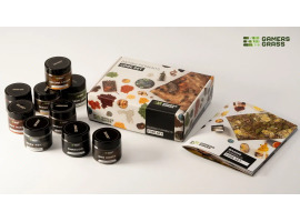 обзорное фото Набір базових сухих пігментів  Basing Pigments Core Set Gamers Grass GGSB-BPCS Набори деталювання