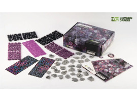 обзорное фото Набір для декорування підставок фіолетовий рій Purple Swarm Basing Box Gamers Grass GGSB-PSBB Набори деталювання