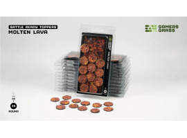 обзорное фото Molten Lava - Round 25mm (x12) Gamers Grass GGT-MLR25 Sundry