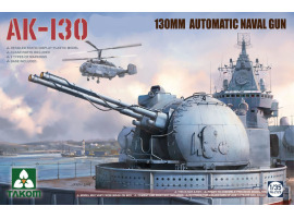 обзорное фото Збірна модель 1/35 Автоматична корабельна артилерійська установка АК-130 Takom 2129 Флот 1/35