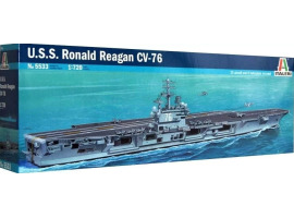 обзорное фото Збірна модель 1/720 Авіаносець ВМС США Ronald Reagan Italeri 5533 Флот 1/720