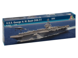 Збірна модель 1/720 Авіаносець ВМС США ДЖОРДЖ Г. У. БУШ CVN-77 Italeri 5534