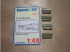 обзорное фото Выхлопные патрубки Р-51  Detail sets