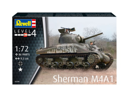 обзорное фото Sherman M4A1 Бронетехніка 1/72