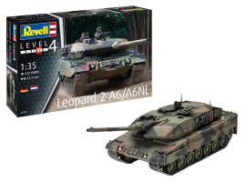 обзорное фото Збірна модель 1/35 танк Leopard 2A6/A6NL Revell 03281 Бронетехніка 1/35