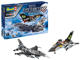 Сборная модель 1/72 самолет Торнадо и Ф-16 NATO Tiger Meet 60th Anniversary Gift Set Revell 05671