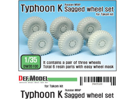 обзорное фото Typhoon-K 6X6 MRAP Resin wheels