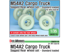 обзорное фото US M54A2 Cargo Truck Sagged Rear wheel set- Standard loaded ( for AFV club 1/35) Resin wheels