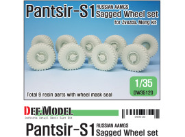 обзорное фото Pantsir S-1 Sagged wheel set( for Meng/Trumpeter 1/35) Resin wheels
