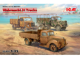 обзорное фото Wehrmacht 3t Trucks (V3000S, KHD S3000, L3000S) Cars 1/35