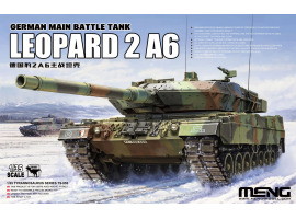 обзорное фото Збірна модель 1/35 Танк Леопард 2 А6 Meng TS-055 Бронетехніка 1/35
