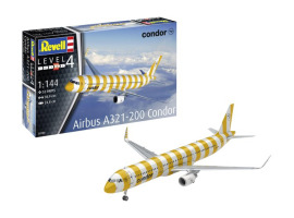 обзорное фото Scale model 1/144 Airliner Airbus A321-200 Condor Revell 03788 Aircraft 1/144