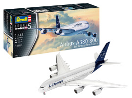 обзорное фото Scale model 1/144 Airbus A380-800 Lufthansa "New Livery" Revell 03872 Aircraft 1/144