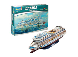 обзорное фото Scale model 1/400 Cruiser ship AIDA Revell 05230 Civil fleet