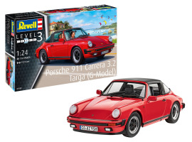 Збірна модель 1/24 Автомобіль Porsche 911 Carrera 3.2 Targa (G-Model) Revell 07689