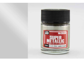 обзорное фото Mr. Super Metal / solvent-based paint (Super Titanium metallic) Metallics and metallizers